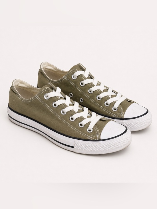 Converse Other - Converse Chuck Taylor All Star Low Olive Green Canvas Sneakers Men’s 7